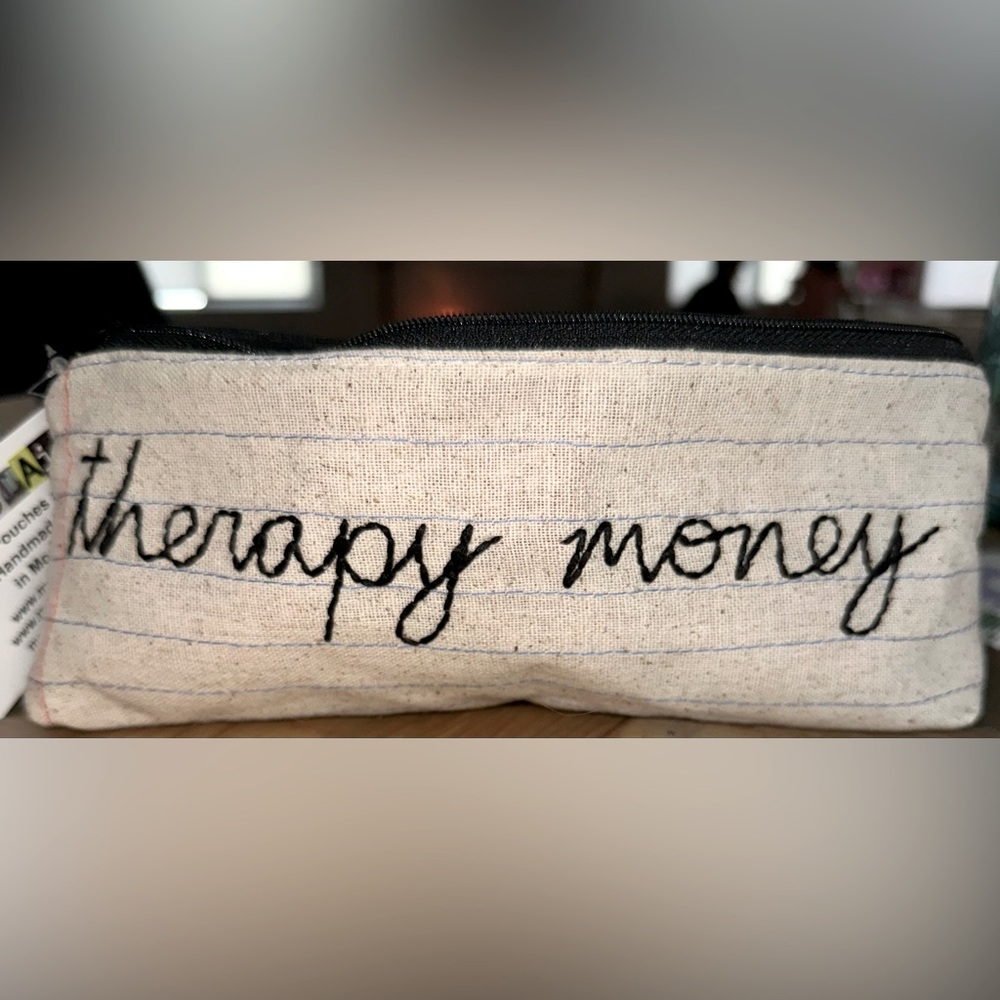 Therapy Money Canvas Pouch